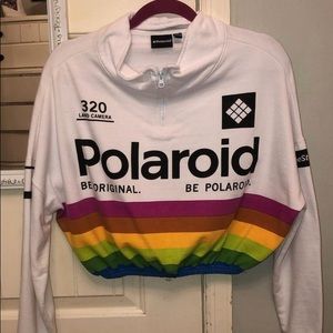 polaroid cropped jacket